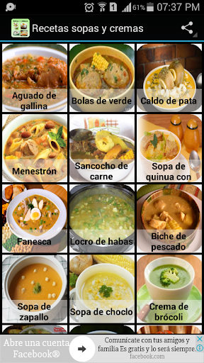 Recetas Sopas y Cremas