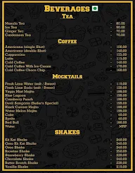 Butler's menu 3