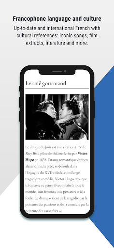 Screenshot Learn French with Le Monde