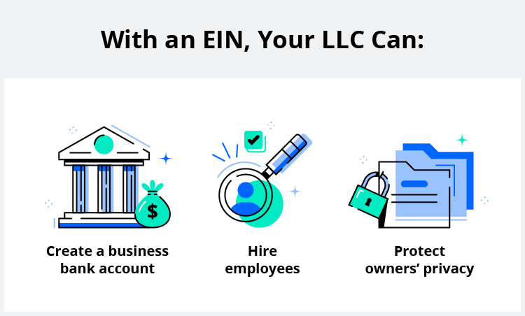 What does an EIN allow an LLC to do