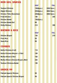 Pakizah Dhaba menu 2