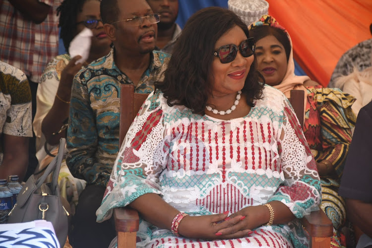 Azimio Ledaer Raila Odinga's wife Mama Ida Odinga during the celebration of his birthday in Malindi on Sunday, January 7, 2024.