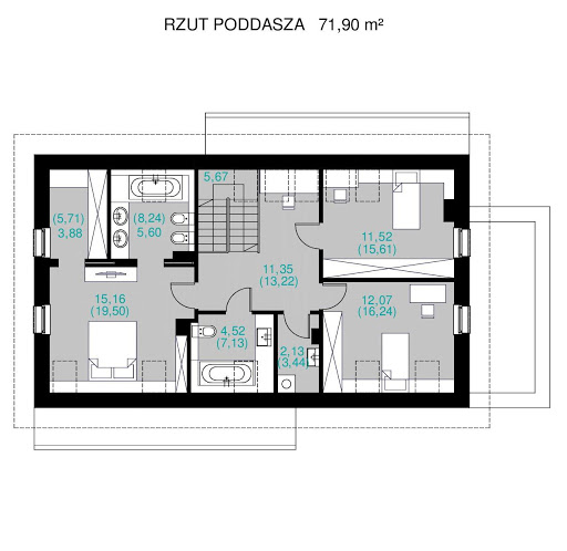 Dla Globtrotera 2 - Rzut poddasza