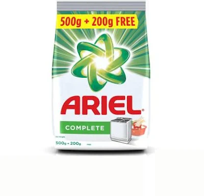 Ariel Complete Detergent Washing Powder - 500 G With Free Detergent Powder - 200 G 700 Gm