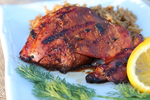 Ginger-Citrus Chicken Thighs Off The Grill