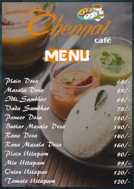 Chennai Cafe menu 1