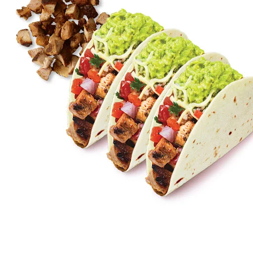 Grilled Barbeque Chicken Tacos (3 Pcs)