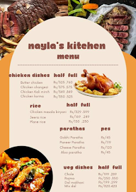 Nayla's Kitchen menu 1