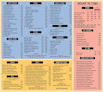 Los Amigo's Cafe menu 