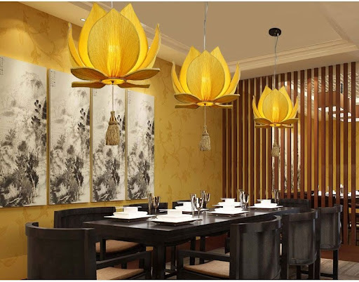Title 17, Lotus chandelier for tea house and restaurant, ...