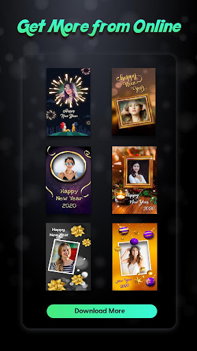 Happy New Year Photo Frames - Greeting Cards 2020