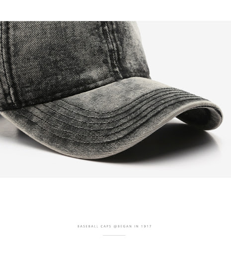Title 3, Personality Street Washed Denim Solid Color Lig...