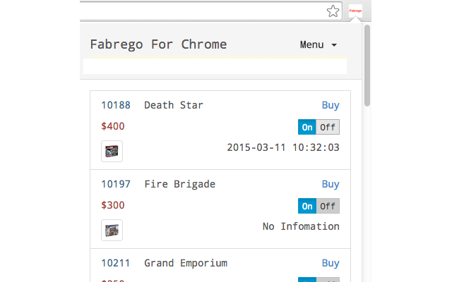 Fabrego For Chrome Preview image 0