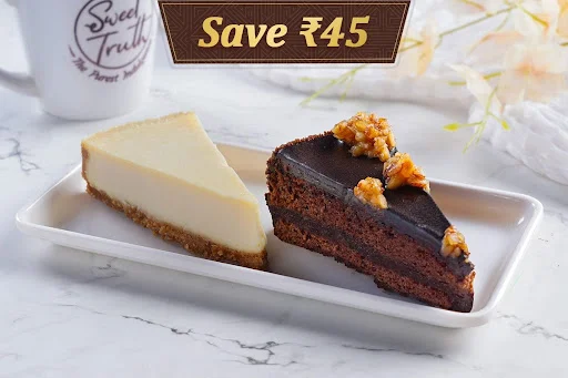 Choco-Truffle Pastry & NY Cheesecake (Box Of 2)