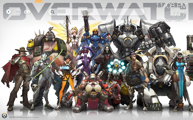 Overwatch Hd New Free Tab Theme