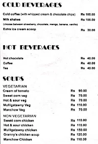 Goodies Cafeteria menu 2