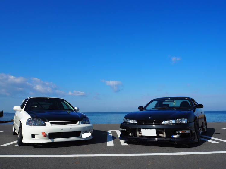 シルビアのシビックタイプR・2ショット・紅葉と愛車・newホイール・ドライブに関するカスタム事例の投稿画像6枚目