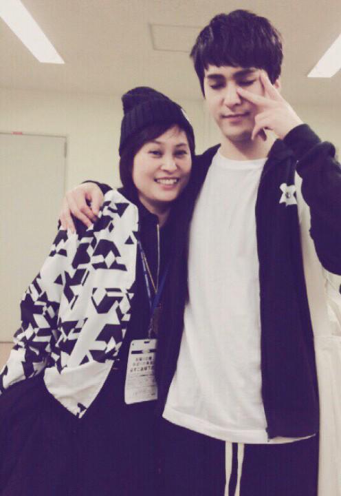 Dongwoon and his mom