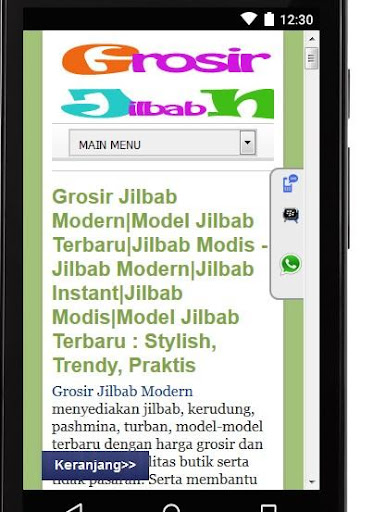 Grosir Jilbab Modern