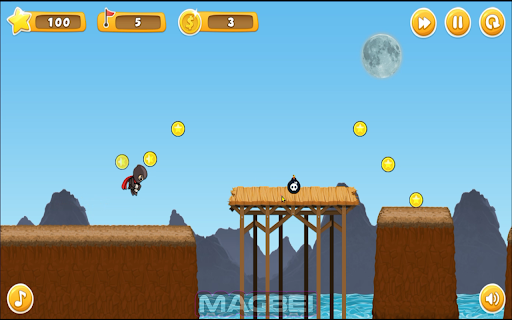 Ninja Run Game - Runs Offline