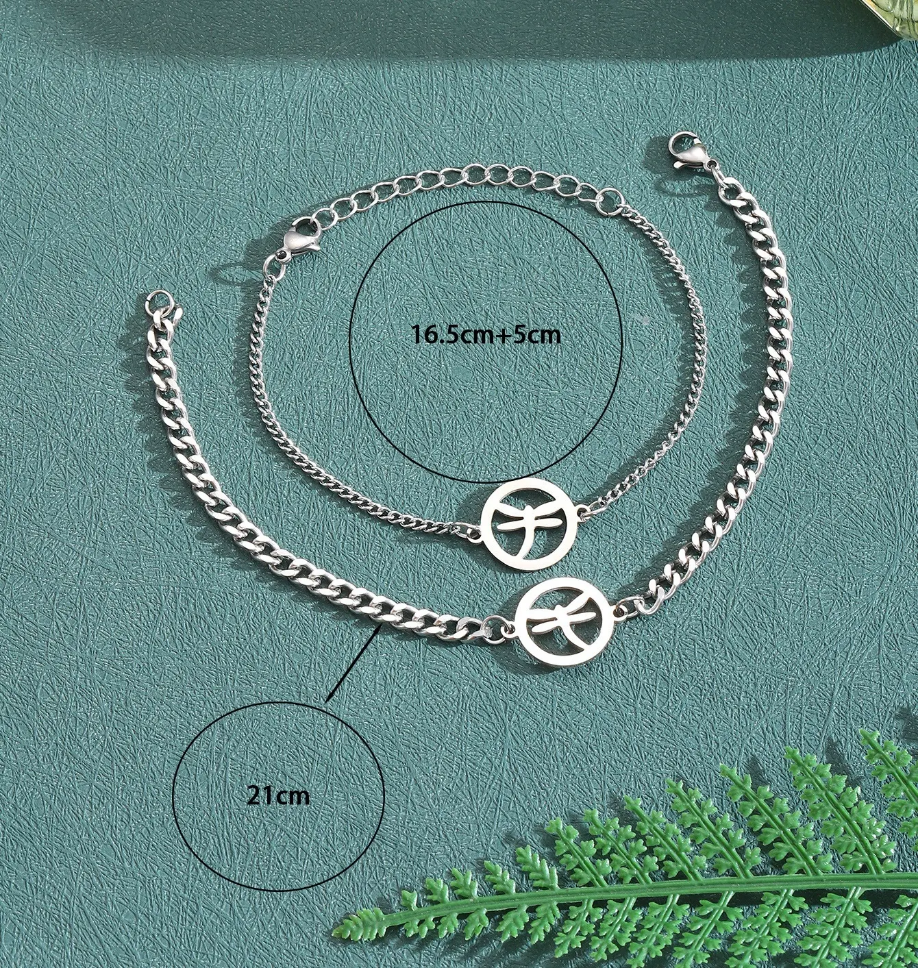 Title 4, Bracelet Femme Rond Coeur Acier Inoxydable Simp...