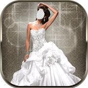 Wedding Dress Photo Montage - Bride Dress Up  Icon