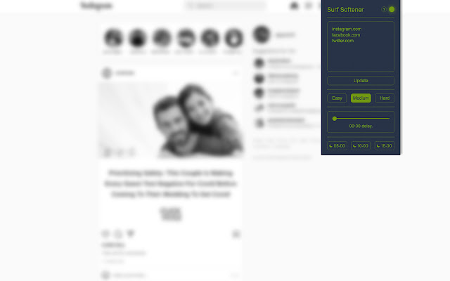 Surf Softener chrome extension