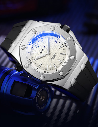Title 7, Quartz strap calendar fashion sports mens watc...