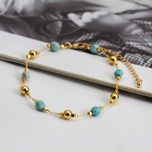 Title 12, Creative Cute Hand Jewelry Bracelet with gravel...