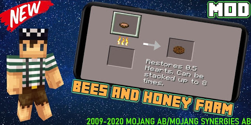 Mod Bee Farm and Honey for MCPE
