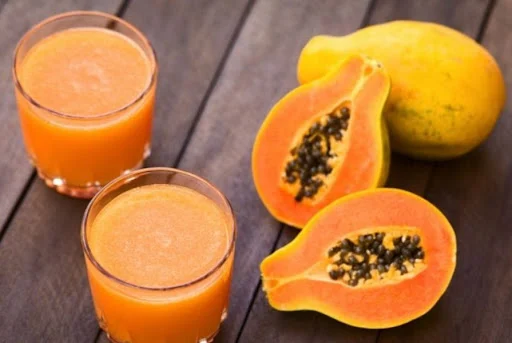 Papaya Juice With Honey ( No Added Sugar )