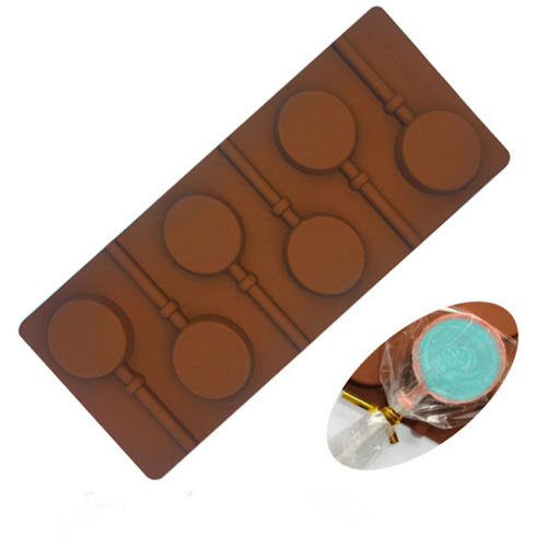 Title 4, 6 Round Starry Sky Lollipop Fondant Moulds – Cr...