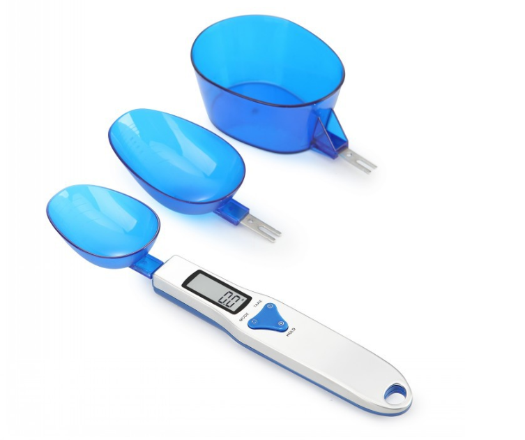 Digitalna kašika vaga 500g 0.1g Elektronska merna kašika za kuhinju sa 3 odvojive kašike za merenje težine, precizna!