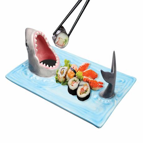 Title 1, Internet Celebrity Seaside Shark Ceramic Plate ...