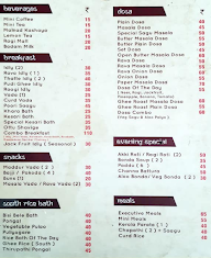 Isiri Cafe menu 2