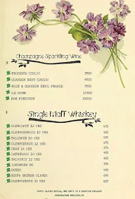 Imperfecto menu 3