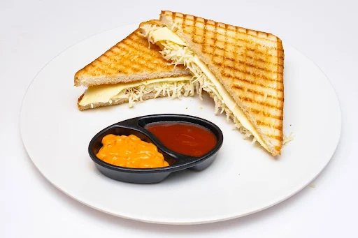 Simple Cheese Grilled Sandwich [1 Layer/2 Slices Bread]