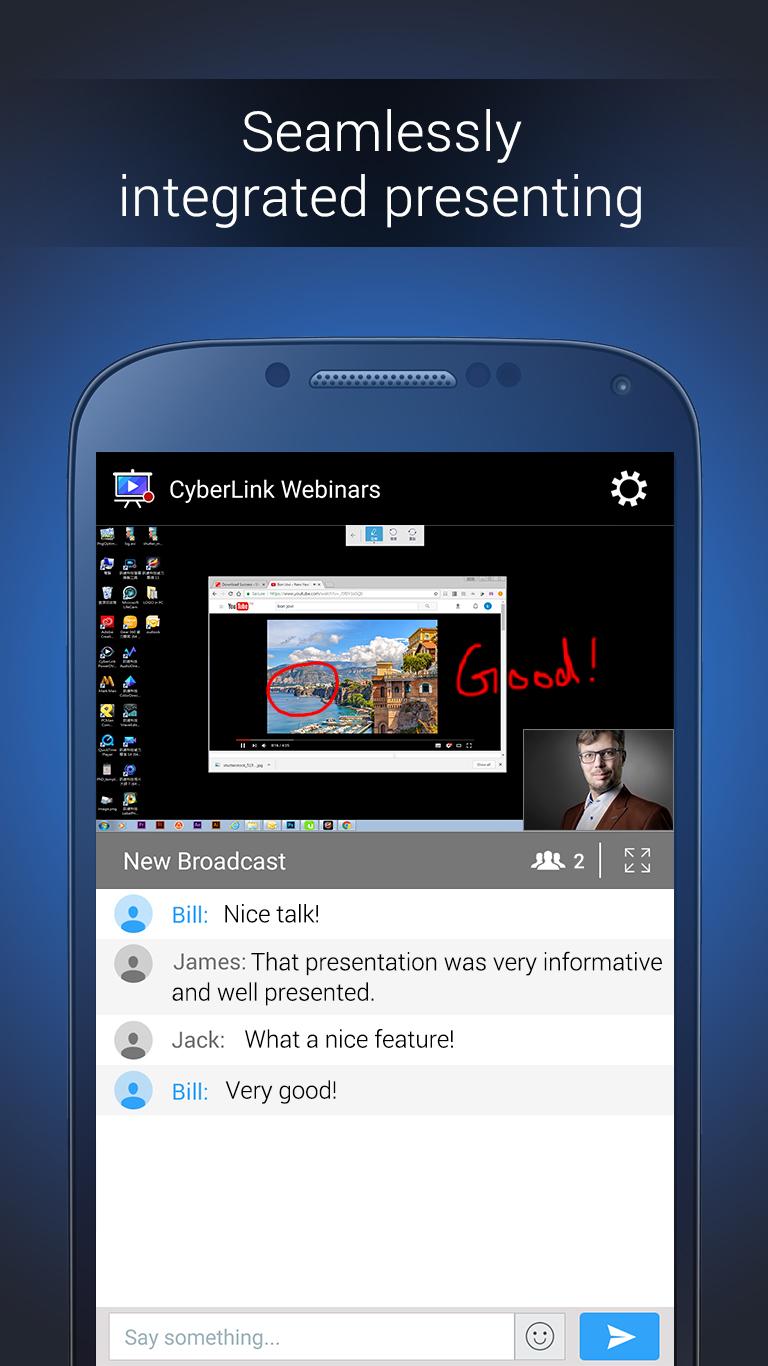 CyberLink Webinars Screen 3