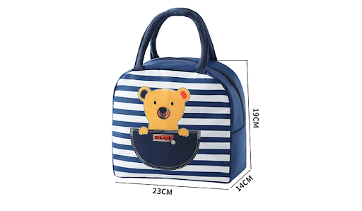 Title 8, Japanese Cartoon Bento Insulated Lunch Box Tote...