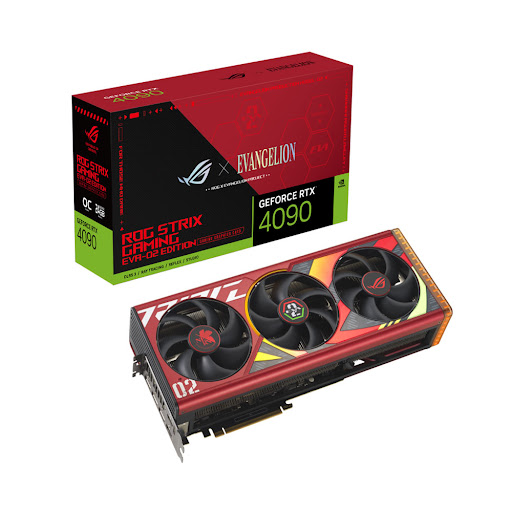 Card màn hình ASUS ROG-STRIX-RTX4090-O24G-EVA-02-EDITION 24GB GDDR6X 