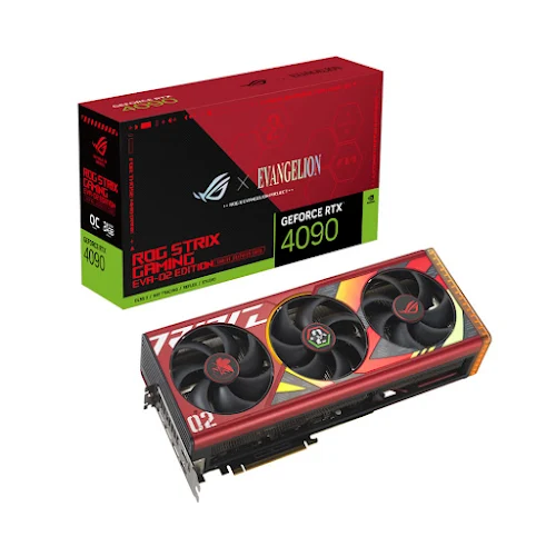 Card màn hình ASUS ROG-STRIX-RTX4090-O24G-EVA-02-EDITION 24GB GDDR6X 