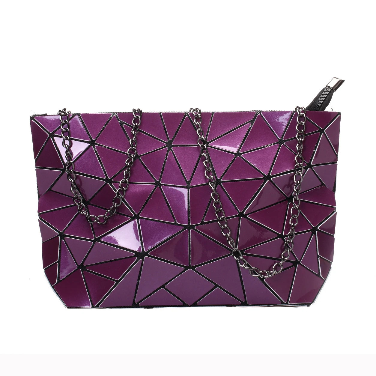 Title 4, PU Geometric Diamond Lattice Single Shoulder Ch...