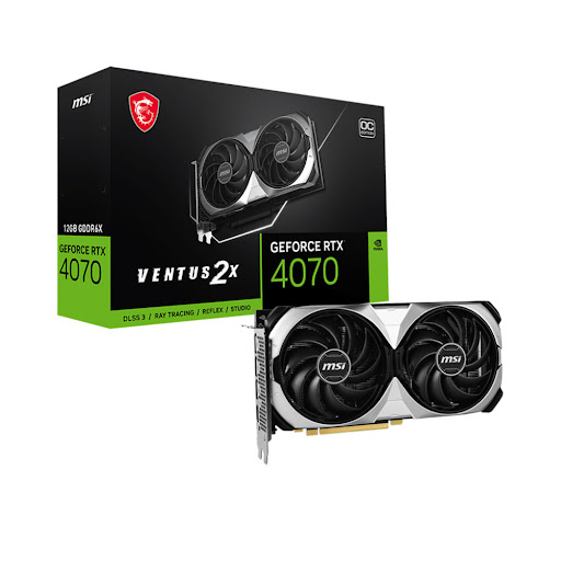 Card màn hình MSI RTX  4070 VENTUS 2X 12GB GDDR6X 