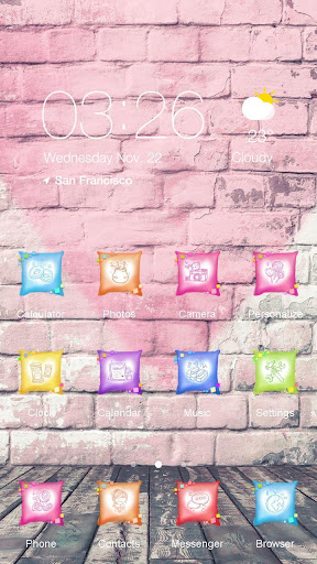 Color pillows - Launcher Theme