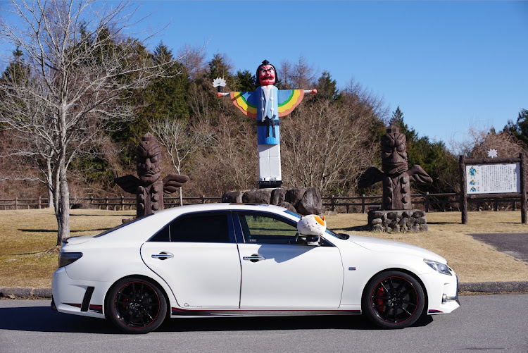 マークX G'sのドライブ・雪山ドライブ・茶臼山高原・天狗とコラボ・今年もよろしくお願いしますに関するカスタム事例の投稿画像4枚目