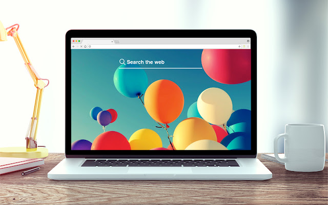 Balloons New Tab Background Theme