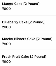 Priya Bakers menu 5