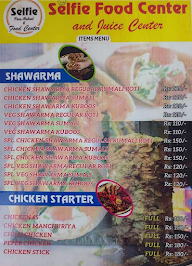 Selfie Pan Mahal And Food Center menu 1