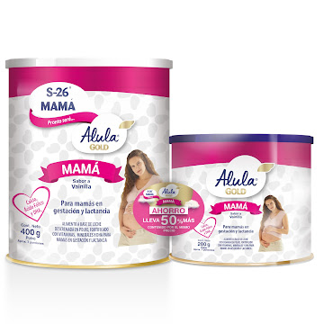 Alimento lácteo Alula Gold Mamá x 400 gr + Gratis Alula Gold Mamá x 200 gr   