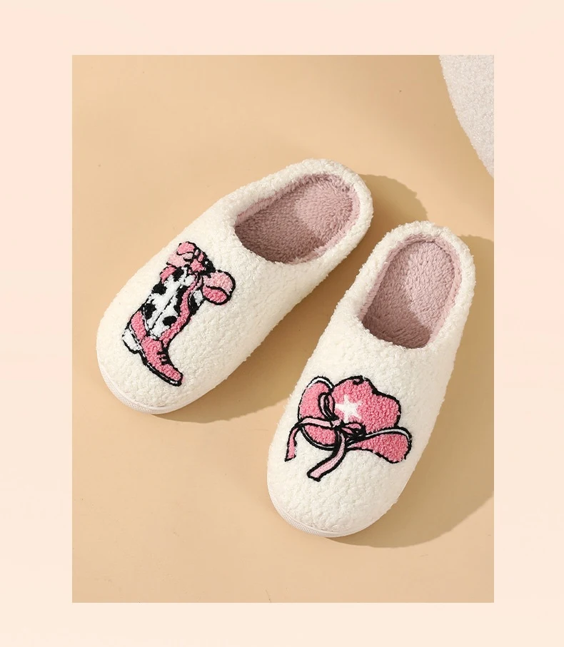 Title 8, Comfortabele katoenen slippers met cartoonlaarz...